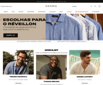 Aramis.com.br(Loja de Roupas Masculinas) Screenshot