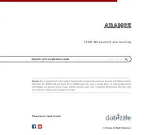 Aramoz.com(The Arab Job Search Engine) Screenshot