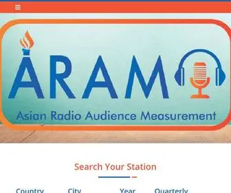 Aramradio.com(ARAM Radio Audience Measurement Survey) Screenshot