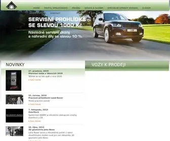 Aramy.cz(Land Rover Centrum) Screenshot