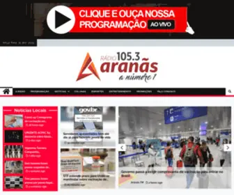 Aranasfm.com.br(Rádio) Screenshot