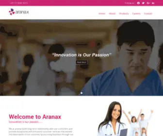 Aranaxmedical.com(Aranax) Screenshot