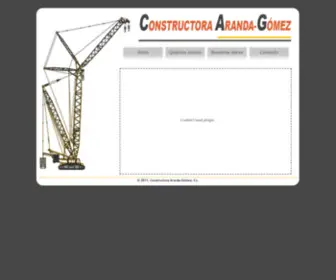 Aranda-Gomez.es(Construcciones Aranda) Screenshot