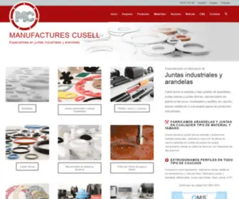 Arandelasyjuntas.com(Juntas y arandelas Manufactures Cusell) Screenshot