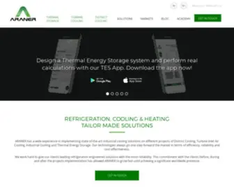 Araner.com(Cooling Energy Solution) Screenshot