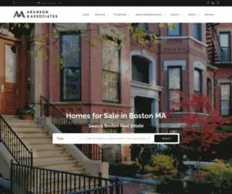 Aransonlombardi.com(Your source for Boston real estate. Aranson & Associates) Screenshot