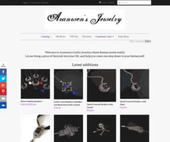 Aranwensjewelry.com(Aranwen's Jewelry) Screenshot