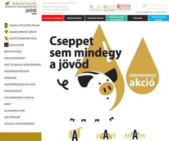 Aranykornyp.hu(Aranykor) Screenshot