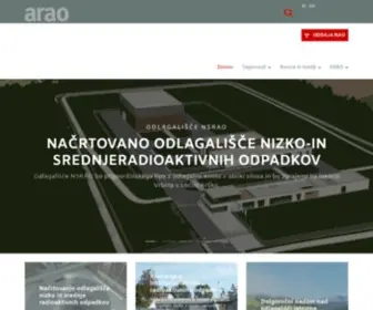 Arao.si(Ravnanje z radioaktivnimi odpadki) Screenshot