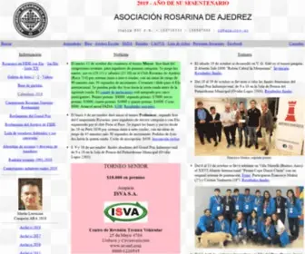 Ara.org.ar(Asociación Rosarina de Ajedrez) Screenshot