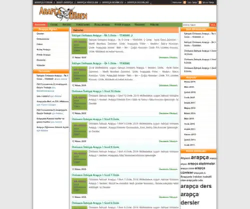 Arapcaogren.com(Arapça Öğren) Screenshot