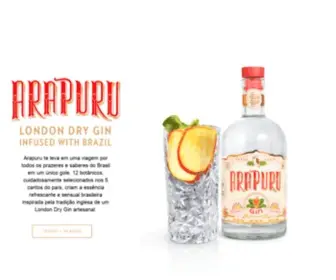 Arapuru.com.br(Arapuru London Dry Gin) Screenshot