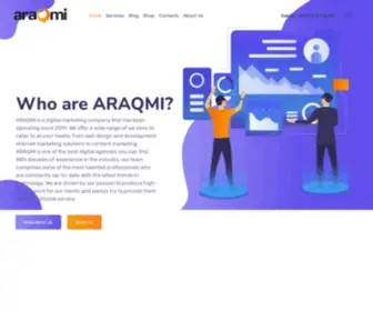 AraqMi.com(Digital Agency) Screenshot