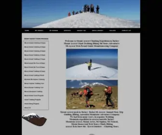 Ararattrekking.com(Mount Ararat Expedition Mount Ararat Trek Climbing Mount Ararat Trekking Ararat Tours & Anatolian Tours) Screenshot