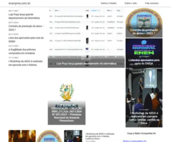 Araripina.com.br(Sobre a Cidade) Screenshot