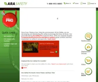 Arasafety.com(Fire Protection Equipment) Screenshot