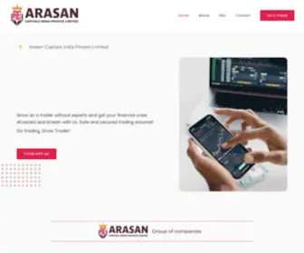 Arasancapitals.com(Arasan Capitals India Private Limited) Screenshot