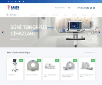 Arash.az(ARASH Medical Company) Screenshot