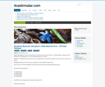 Arastirmalar.com(Bilgi kütüphanesi) Screenshot