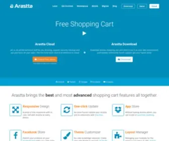Arastta.org(A free shopping cart software. Arastta) Screenshot