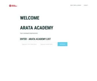 Arataacademy.com(Arata Academy) Screenshot