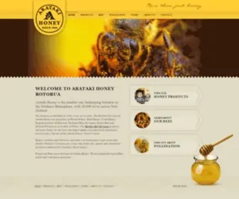 Aratakihoneyrotorua.co.nz(ARATAKI HONEY LIMITED) Screenshot