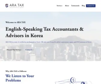 Aratax.net(ARA TAX) Screenshot