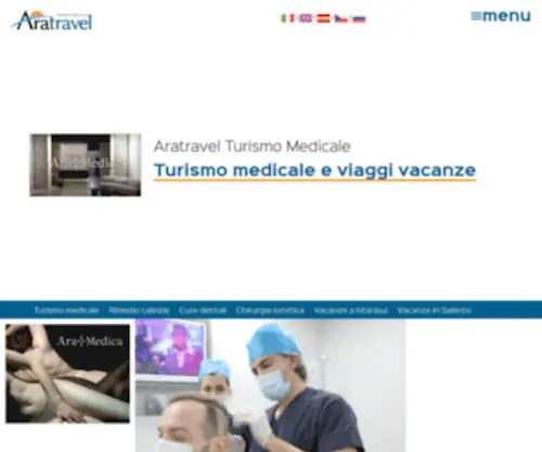 Aratravel.it(Turismo Medicale) Screenshot