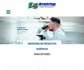 Aratrop.com.br(Indústria de Produtos Químicos) Screenshot