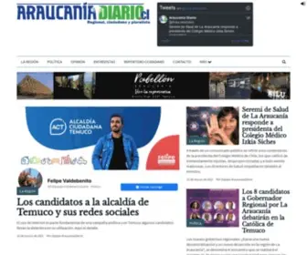 Araucaniadiario.cl(Inicio) Screenshot