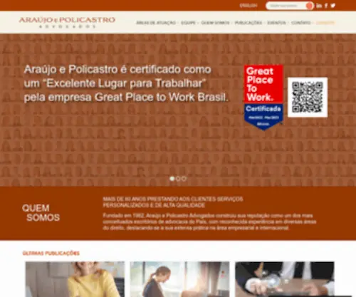 Araujopolicastro.com.br(Araújo e Policastro) Screenshot