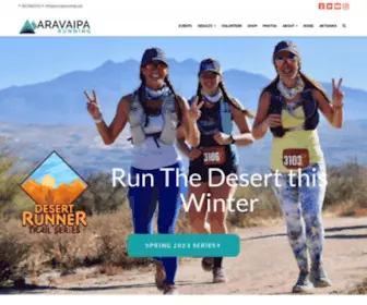 Aravaiparunning.com(Aravaipa Running) Screenshot