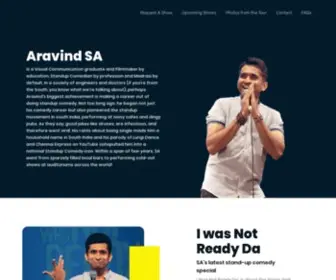 Aravindsa.com(Aravindsa) Screenshot