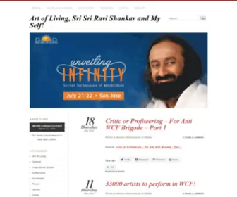 Aravindvenkatachalam.net(Art of Living) Screenshot