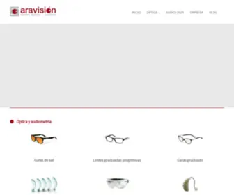 Aravisionoptica.com(Aravisión) Screenshot