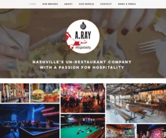 Arayhospitality.com(A.Ray Hospitality) Screenshot