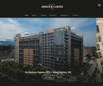 Arbancarosi.com(Architectural Precast Concrete) Screenshot