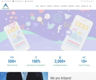 Arbaneo.com(IT, ITES, Digital Solutions and Consultancy) Screenshot