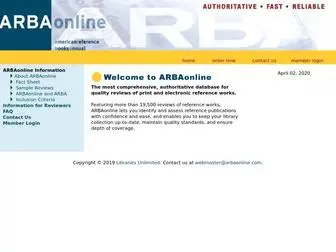 Arbaonline.com(ARBAonline) Screenshot