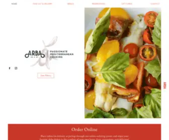 Arbarestaurant.com(Arba) Screenshot
