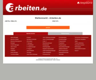 Arbeiten.de(Arbeit suchen und Arbeit finden) Screenshot