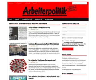 Arbeiterpolitik.de(Arbeiterpolitik) Screenshot