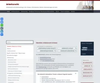 Arbeits-Recht.ch(Kündigung) Screenshot