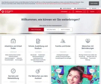 Arbeitsamt.de(Bundesagentur f) Screenshot