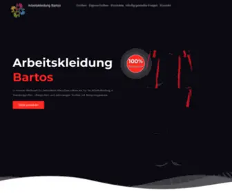 Arbeitskleidungbartos.de(Arbeitskleidung und Bekleidung in Übergrößen) Screenshot