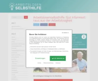 Arbeitslosenselbsthilfe.org(Arbeitslosenselbsthilfe 2024) Screenshot