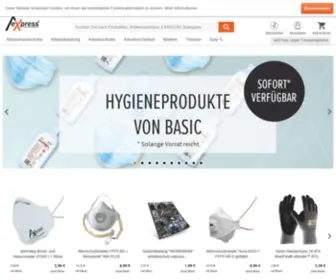 Arbeitsschutz-Express.de(Ihr Partner für Arbeitskleidung) Screenshot