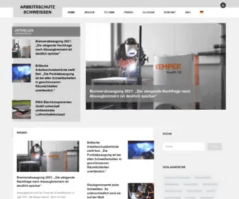 Arbeitsschutz-SChweissen.de(Arbeitsschutz) Screenshot