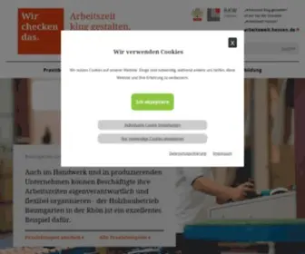 Arbeitszeit-Klug-Gestalten.de(Neutral und unabhängig informieren) Screenshot