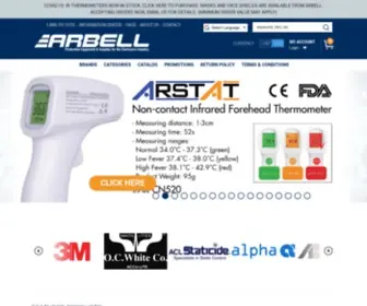 Arbell.com(Production Equipment & Supplies for the Electronics Industry) Screenshot